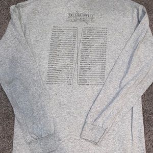 Taylor Swift long sleeve